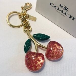Coach Cherry Keychain